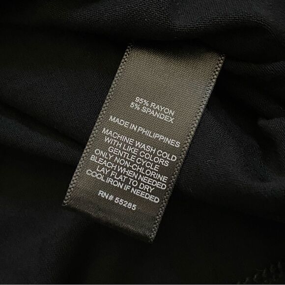 Express One Shoulder Dress Bodycon Dolman Sleeve Black Medium Classic - Picture 6 of 11